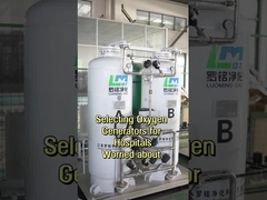 Selezione dei generatori di ossigeno per gli ospedali