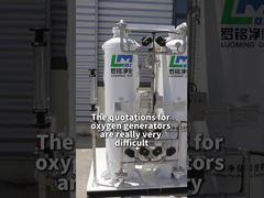 Le quotazioni per i generatori di ossigeno sono davvero molto difficili